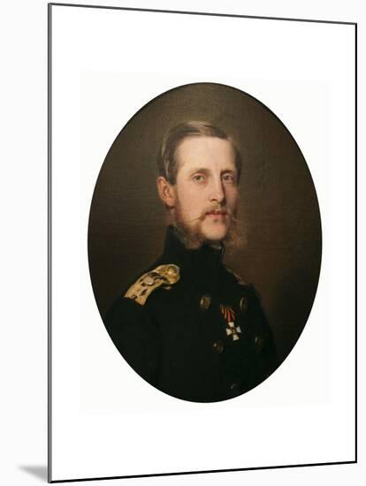 Portrait of the Grand Duke Konstantin Nikolaevich, 1859-Franz Xaver Winterhalter-Mounted Giclee Print