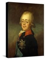 Portrait of the Grand Duke Paul Petrovich (Future Tsar Paul I)-Vladimir Lukich Borovikovsky-Stretched Canvas