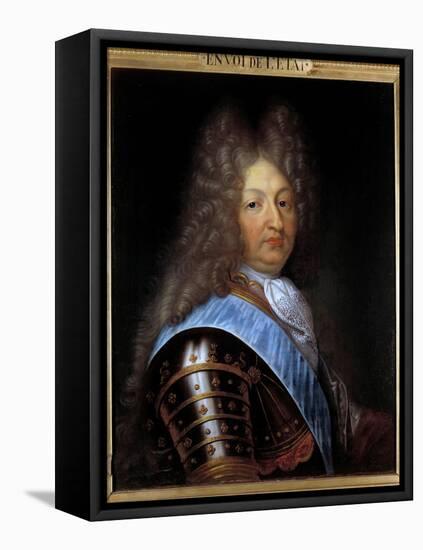 Portrait of the Great Dolphin (1661-1711), Son of Louis XIV Painting by Pierre Mignard (1612-1695)-Pierre Mignard-Framed Stretched Canvas