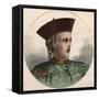 Portrait of The Guangxu, Emperor of China (1871-1908)-French School-Framed Stretched Canvas