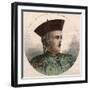 Portrait of The Guangxu, Emperor of China (1871-1908)-French School-Framed Giclee Print