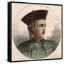 Portrait of The Guangxu, Emperor of China (1871-1908)-French School-Framed Stretched Canvas