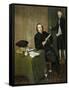 Portrait of the Haarlem Notary Wernerus Kahne with His Clerk Jan Bosch-Wybrand Hendriks-Framed Stretched Canvas