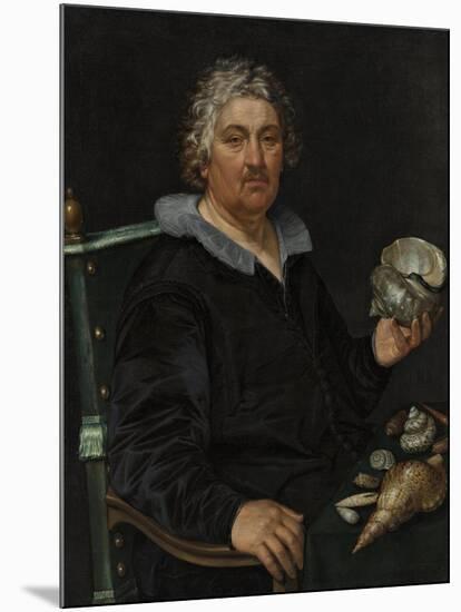 Portrait of the Haarlem Shell Collector Jan Govertsen Van Der Aer, 1603-Hendrick Goltzius-Mounted Giclee Print