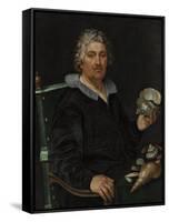 Portrait of the Haarlem Shell Collector Jan Govertsen Van Der Aer, 1603-Hendrick Goltzius-Framed Stretched Canvas