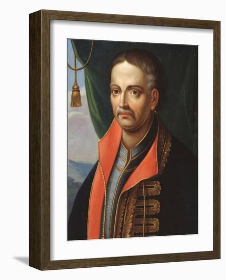 Portrait of the Hetman Ivan Mazepa (1639-170)-Stepan Zemlykov-Framed Giclee Print