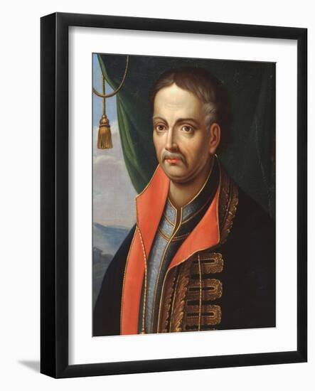 Portrait of the Hetman Ivan Mazepa (1639-170)-Stepan Zemlykov-Framed Giclee Print