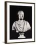 Portrait of the Holy Roman Emperor Francis I (1708-65) (Marble) (See also 82132)-Antonio Canova-Framed Giclee Print