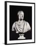 Portrait of the Holy Roman Emperor Francis I (1708-65) (Marble) (See also 82132)-Antonio Canova-Framed Giclee Print