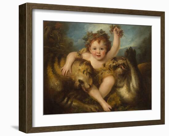 Portrait of the Hon George Lamb, as the Infant Bacchus-Maria Hadfield Cosway-Framed Giclee Print