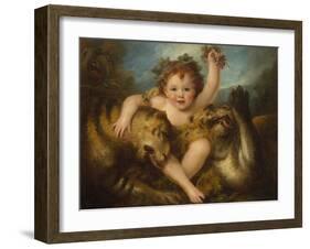 Portrait of the Hon George Lamb, as the Infant Bacchus-Maria Hadfield Cosway-Framed Giclee Print