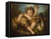 Portrait of the Hon George Lamb, as the Infant Bacchus-Maria Hadfield Cosway-Framed Stretched Canvas