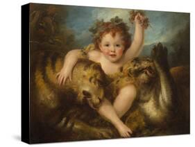 Portrait of the Hon George Lamb, as the Infant Bacchus-Maria Hadfield Cosway-Stretched Canvas