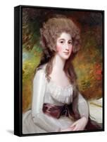 Portrait of the Hon Mrs Richard Tickell, Nee Ley (1756-87)-George Romney-Framed Stretched Canvas