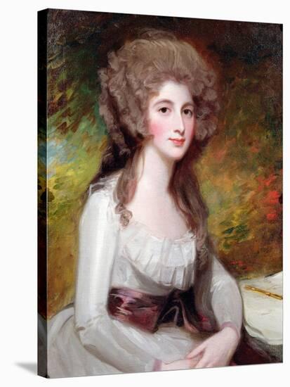 Portrait of the Hon Mrs Richard Tickell, Nee Ley (1756-87)-George Romney-Stretched Canvas