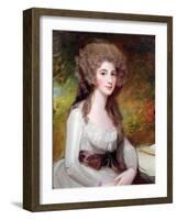 Portrait of the Hon Mrs Richard Tickell, Nee Ley (1756-87)-George Romney-Framed Giclee Print