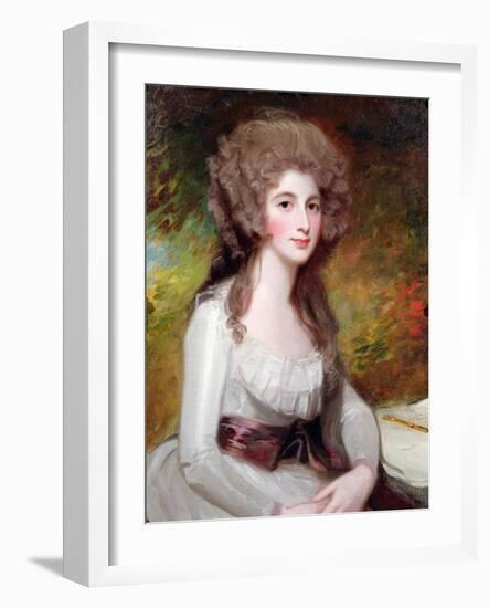 Portrait of the Hon Mrs Richard Tickell, Nee Ley (1756-87)-George Romney-Framed Giclee Print