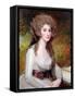 Portrait of the Hon Mrs Richard Tickell, Nee Ley (1756-87)-George Romney-Framed Stretched Canvas