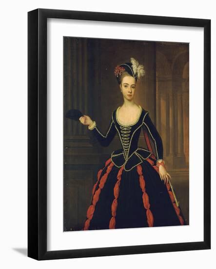 Portrait of the Hon. Mrs. William Townshend-Thomas Gibson-Framed Giclee Print