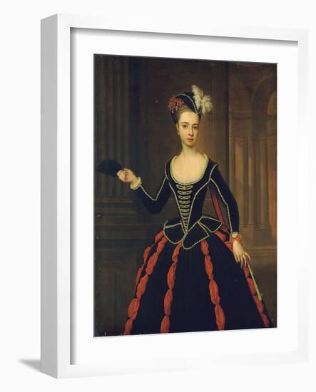 Portrait of the Hon. Mrs. William Townshend-Thomas Gibson-Framed Giclee Print