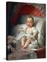 Portrait of the Infanta Carlota Joaquina De Bourbon-Anton Raphael Mengs-Stretched Canvas