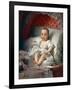 Portrait of the Infanta Carlota Joaquina De Bourbon-Anton Raphael Mengs-Framed Giclee Print