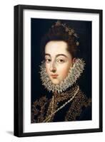 Portrait of the Infanta Catalina Michaela of Austria, C1582-C1585-Alonso Sanchez Coello-Framed Giclee Print