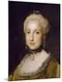 Portrait of the Infanta Maria Luisa of Bourbon-Anton Raphael Mengs-Mounted Giclee Print