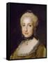 Portrait of the Infanta Maria Luisa of Bourbon-Anton Raphael Mengs-Framed Stretched Canvas