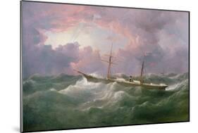 Portrait of the "Isis," a Steam and Sail Ship-Samuel Walters-Mounted Giclee Print