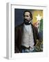 Portrait of the Italian Composer Giuseppe Verdi (1813-1901) Illustration by Tancredi Scarpelli (186-Tancredi Scarpelli-Framed Giclee Print