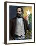 Portrait of the Italian Composer Giuseppe Verdi (1813-1901) Illustration by Tancredi Scarpelli (186-Tancredi Scarpelli-Framed Giclee Print