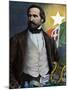 Portrait of the Italian Composer Giuseppe Verdi (1813-1901) Illustration by Tancredi Scarpelli (186-Tancredi Scarpelli-Mounted Giclee Print