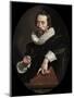 Portrait of the Italian Poet, Giambattista Marino, c.1621-Frans II Pourbus-Mounted Premium Giclee Print