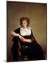 Portrait of the Jeanne Robertine Rilliet Marquise D'orvilliers - 1790. Oil on Canvas-Jacques Louis David-Mounted Giclee Print