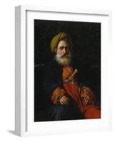 Portrait of the Katchef Dahouth, Christian Mameluke, 1804-Anne-Louis Girodet de Roussy-Trioson-Framed Giclee Print