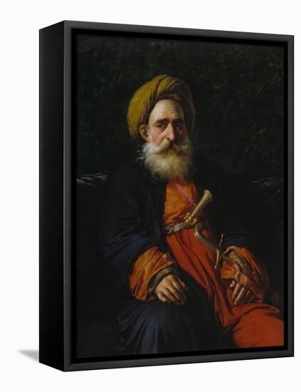 Portrait of the Katchef Dahouth, Christian Mameluke, 1804-Anne-Louis Girodet de Roussy-Trioson-Framed Stretched Canvas