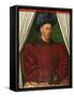 Portrait of the King Charles VII of France, 1445-1450-Jean Fouquet-Framed Stretched Canvas