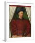 Portrait of the King Charles VII of France, 1445-1450-Jean Fouquet-Framed Giclee Print