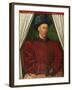 Portrait of the King Charles VII of France, 1445-1450-Jean Fouquet-Framed Giclee Print