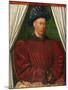 Portrait of the King Charles VII of France, 1445-1450-Jean Fouquet-Mounted Giclee Print