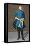 Portrait of the King Charles XII of Sweden (1682-171), 1710S-null-Framed Stretched Canvas