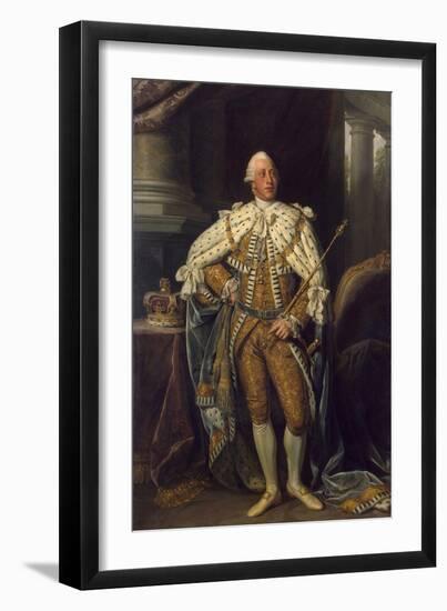 Portrait of the King George III of the United Kingdom, (1738-182), 1773-Nathaniel Dance-Framed Giclee Print