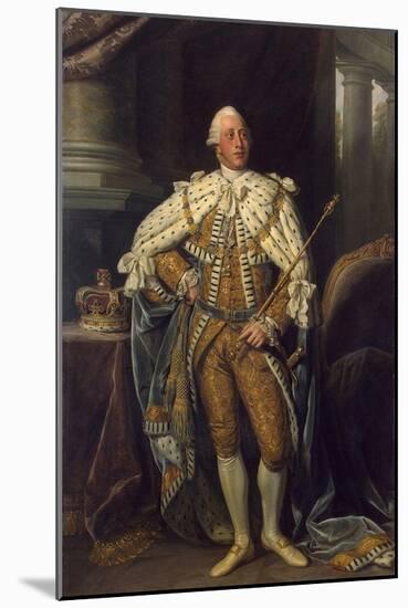 Portrait of the King George III of the United Kingdom, (1738-182), 1773-Nathaniel Dance-Mounted Giclee Print