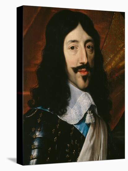 Portrait of the King Louis XIII-Philippe De Champaigne-Stretched Canvas