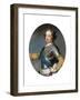 Portrait of the King Louis XV (1710-177), 1720S-Jean Baptiste Van Loo-Framed Giclee Print