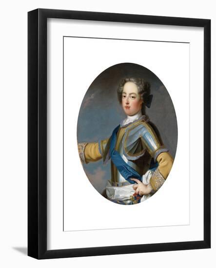 Portrait of the King Louis XV (1710-177), 1720S-Jean Baptiste Van Loo-Framed Giclee Print