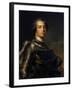 Portrait of the King Louis XV, (1710-177), 1745-Jean-Marc Nattier-Framed Giclee Print