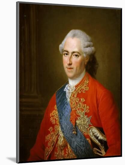 Portrait of the King Louis XV (1710-177)-François-Hubert Drouais-Mounted Giclee Print