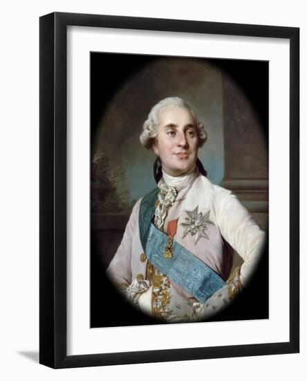 Portrait of the King Louis XVI (1754-179)-Joseph-Siffred Duplessis-Framed Giclee Print